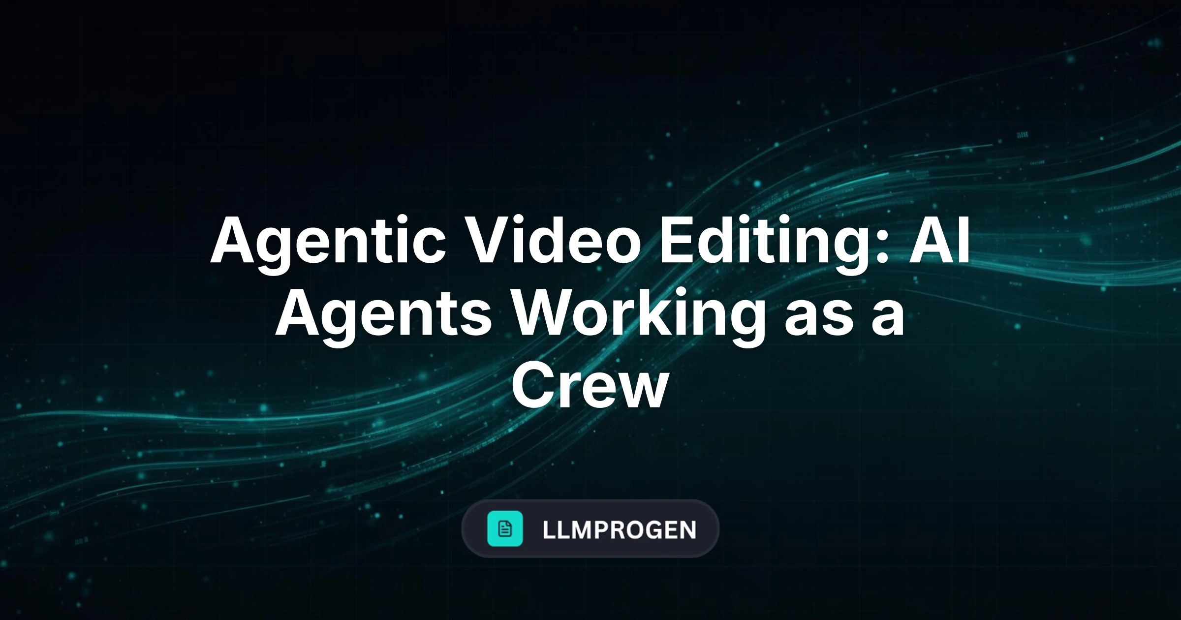 Agentic Video Editing: AI Agents Working as a Crew