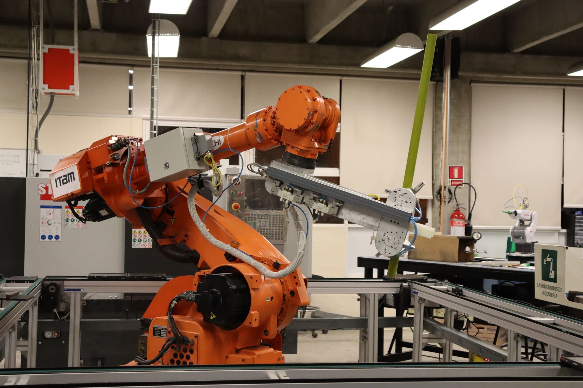Automated technology system representing robotic process automation